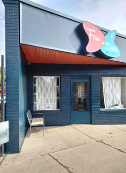 Completed office storefront update